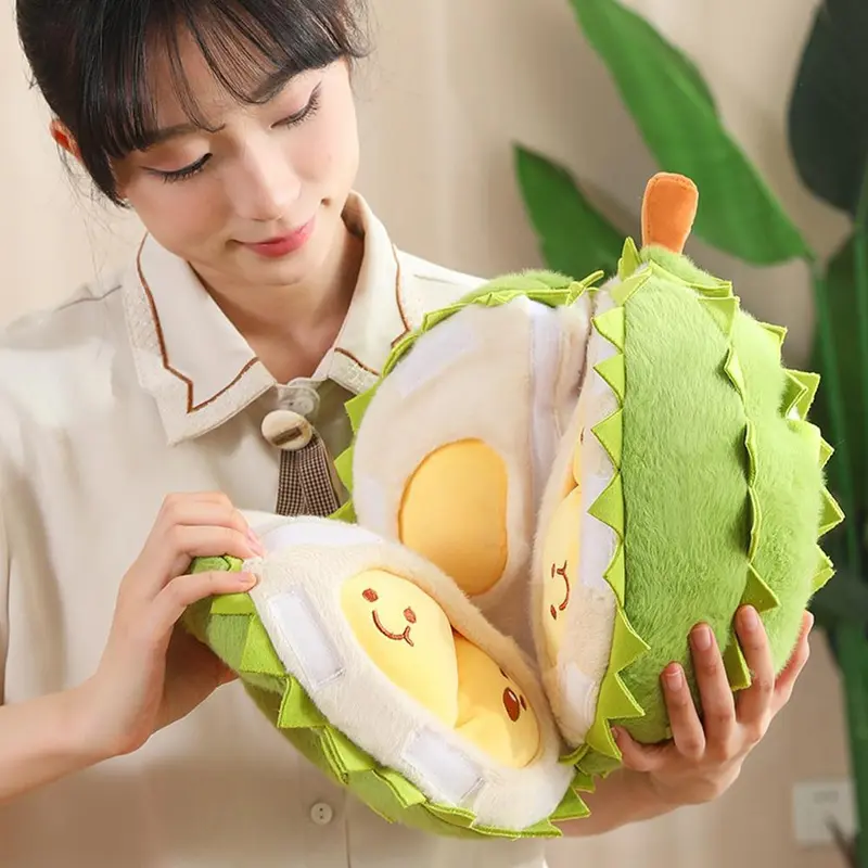Búp Bê sầu riêng, Đồ Chơi Nhồi Bông Giải Nén Sáng Tạo Mô Phỏng, Có Thể Xé Và Có Thể Tháo Rời, Búp Bê Trái Cây 1