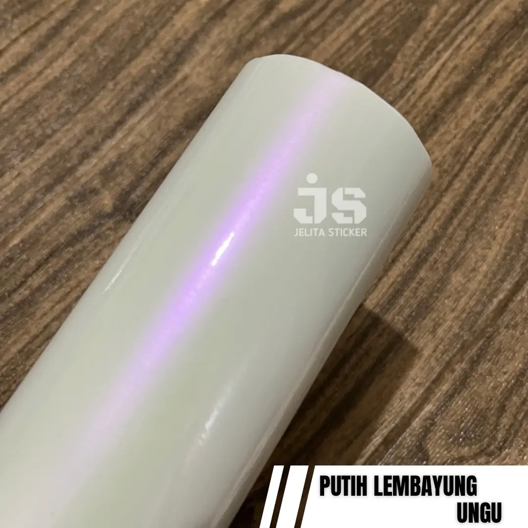 Sticker Putih Mutiara Lembayung Ungu / Skotlet Pearl Purple / Stiker Silver Lembayung Violet