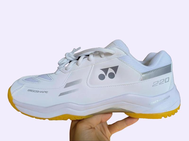  Giày cầu lông Yonex chính hãng SHB 220 Trắng  hồng  kem Vợt 