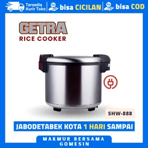 Alat Penghangat Nasi Komersial Getra SHW-888 Rice Warmer Porsi Besar