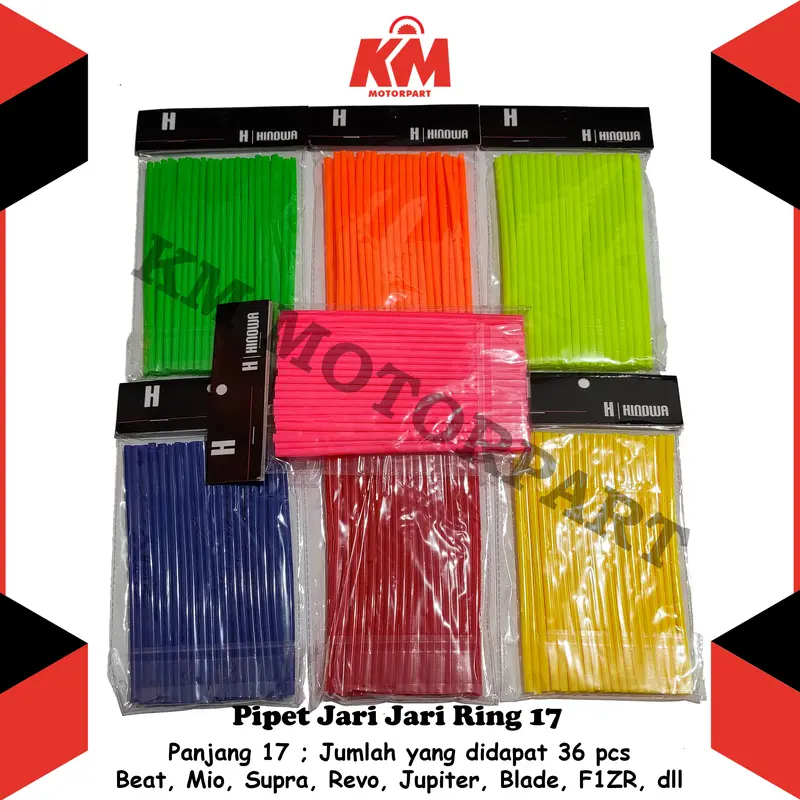 Pipet Jari Ring 17 Motor dan Sepeda Sedotan isi 36 pcs untuk Beat Mio Nex Scoopy Vario Xride dll 1