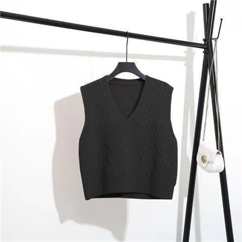 Áo Vest Dệt Kim, Màu Hồng Tươi Mới, Dáng Rộng Vừa Vặn, Có Thể Mặc Ngoài Trời, Hàng Mới Về 2024, Thích Hợp Cho Mùa Xuân Của Phụ Nữ, Áo Len, Dễ Phối Đồ, Phong Cách Đầu Xuân Top Women 5