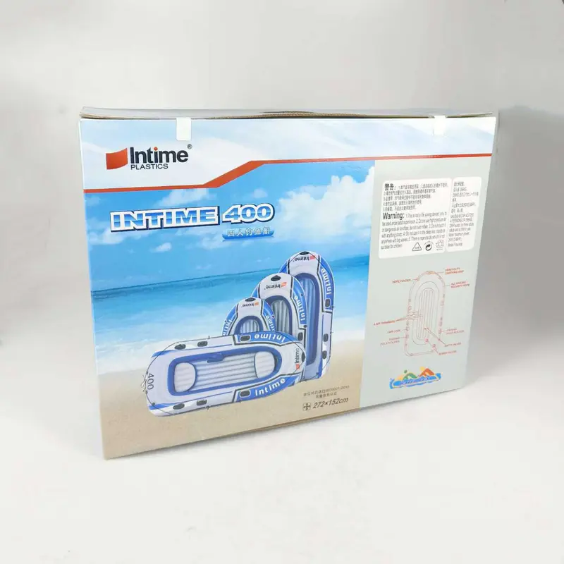 Perahu Karet Mancing Inflatable Fishing Boat 4 Person - YT-099 5