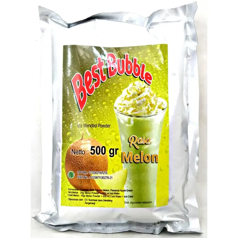 Serbuk Minuman Best Bubble Varian Rasa Kemasan 500gr 1