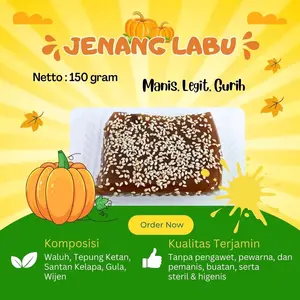 Jenang Labu khas Paciran Lamongan paket isi 2 pcs Alami