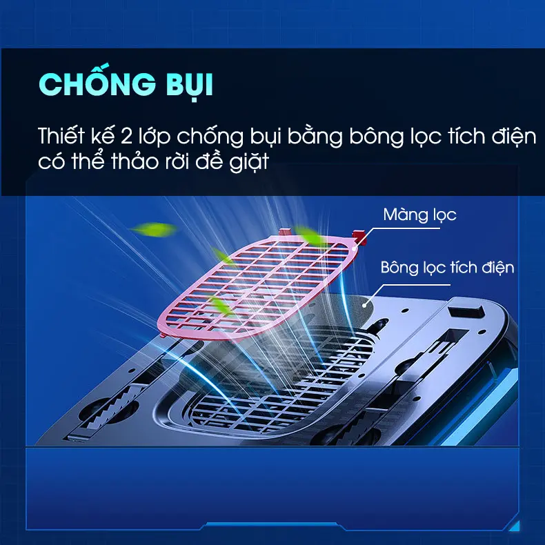 Đế tản nhiệt laptop gaming MEMO FL08 hơn 15 chế độ gió 7 mức điều chỉnh độ cao tăng fps máy tính chiến game LOL Valo | BigBuy360 - bigbuy360.vn Đế tản nhiệt laptop gaming MEMO FL08 hơn 15 chế độ gió 7 mức điều chỉnh độ cao tăng fps máy tính chiến game LOL Valo | BigBuy360 - bigbuy360.vn
