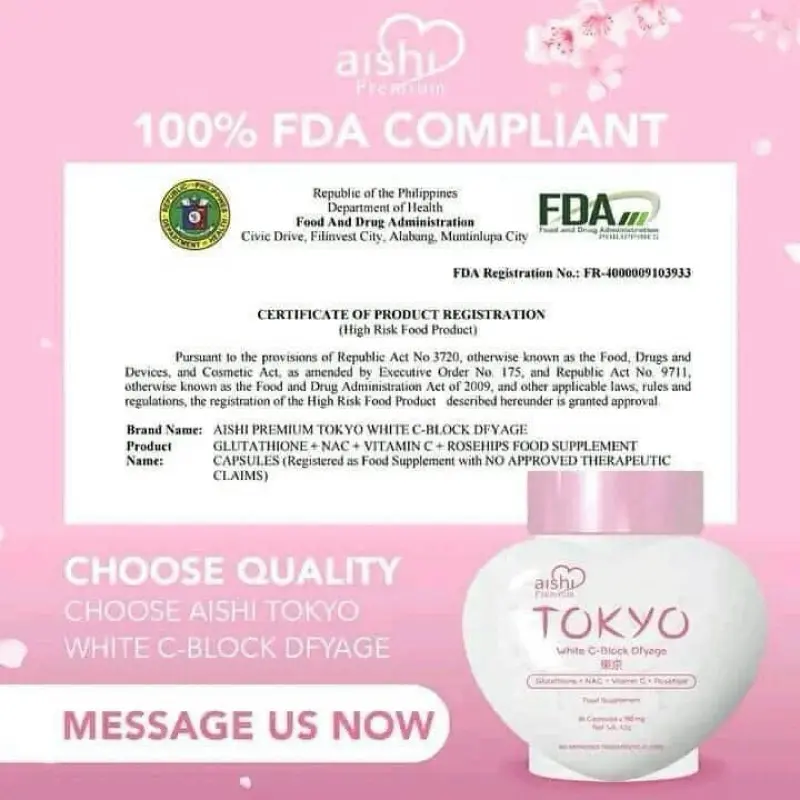 aishi tokyo glutathione Amazon.com: Aishi Premium Tokyo Glutathione, 60 Capsule : Health & Household main image 1