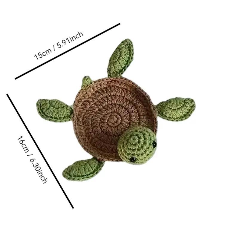 Cute Turtle Design Coaster, Anti-slip Heat Resistant Cup Mat for Home Kitchen Dining Room 1