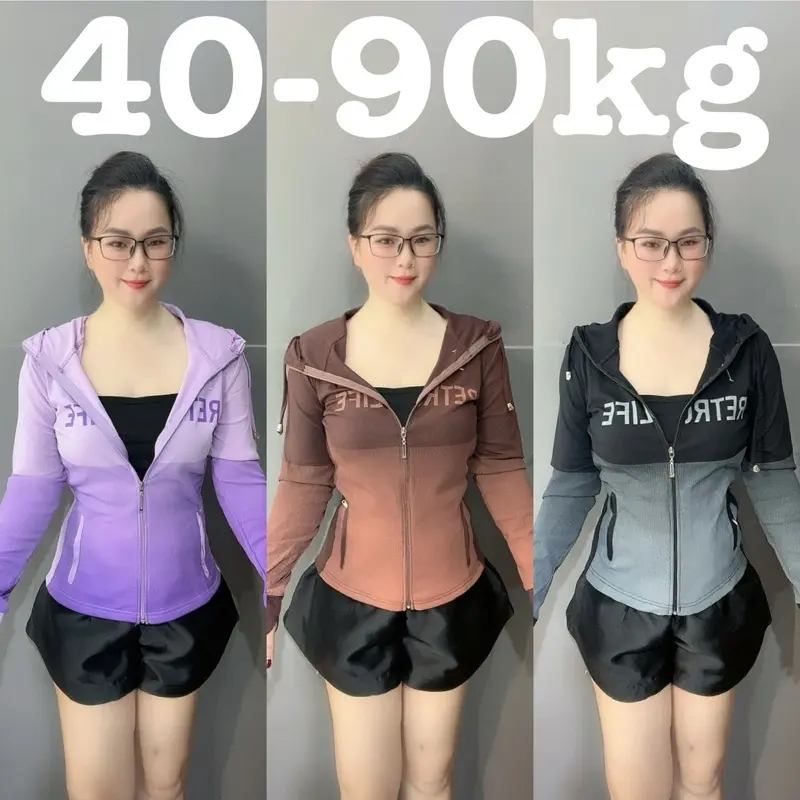 (40-90kg) ÁO KHOÁC TĂM LOANG Dáng Dài, Chất Thun Tăm Lạnh, áo khoác 4 túi Nữ Women