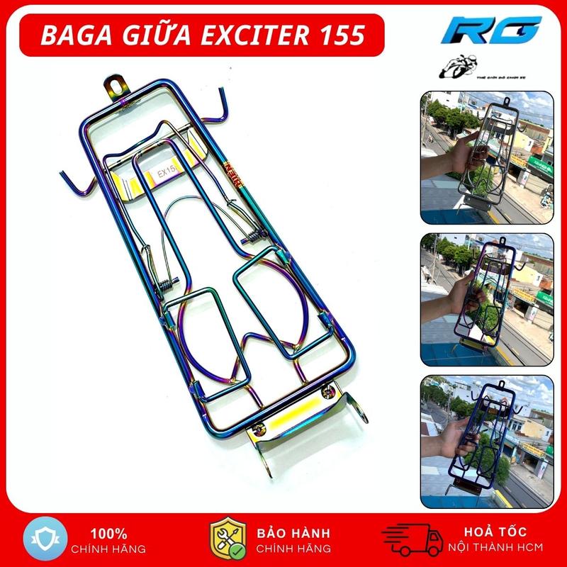 Baga Exciter 155 Ex 155 Đặc Biệt Inox 10Li Sơn Tĩnh Điện Chắc Chắn Chịu Được Tải Trọng Cao Không Gỉ vn bảo hành của nhà sản xuất