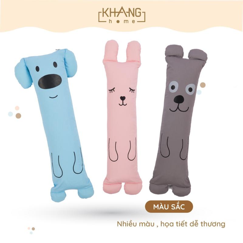 Product Introduction of Gối Ôm Trẻ Em Hoạt Hình Khang Home - 100% Cotton, Thoáng Mát, Êm Ái 1