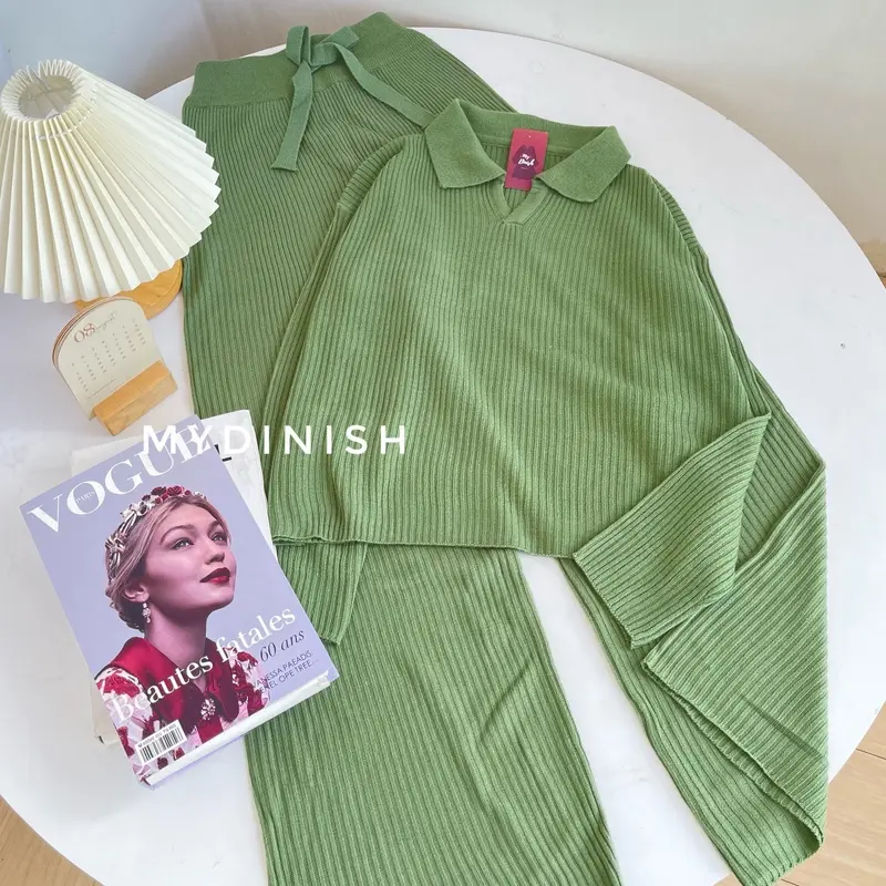 One set Geani - Stelan Rajut Wanita Terbaru Setelan 3