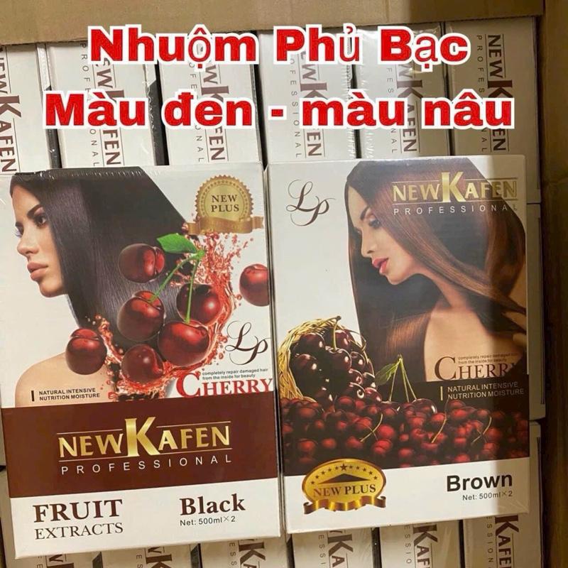 ( Sỉ Salon / Barber ) Nhuộm đen New Kafen . Thảo dược mẫu 2025 Nhuộm Tóc Đổi Màu Tóc Nam Nữ Women