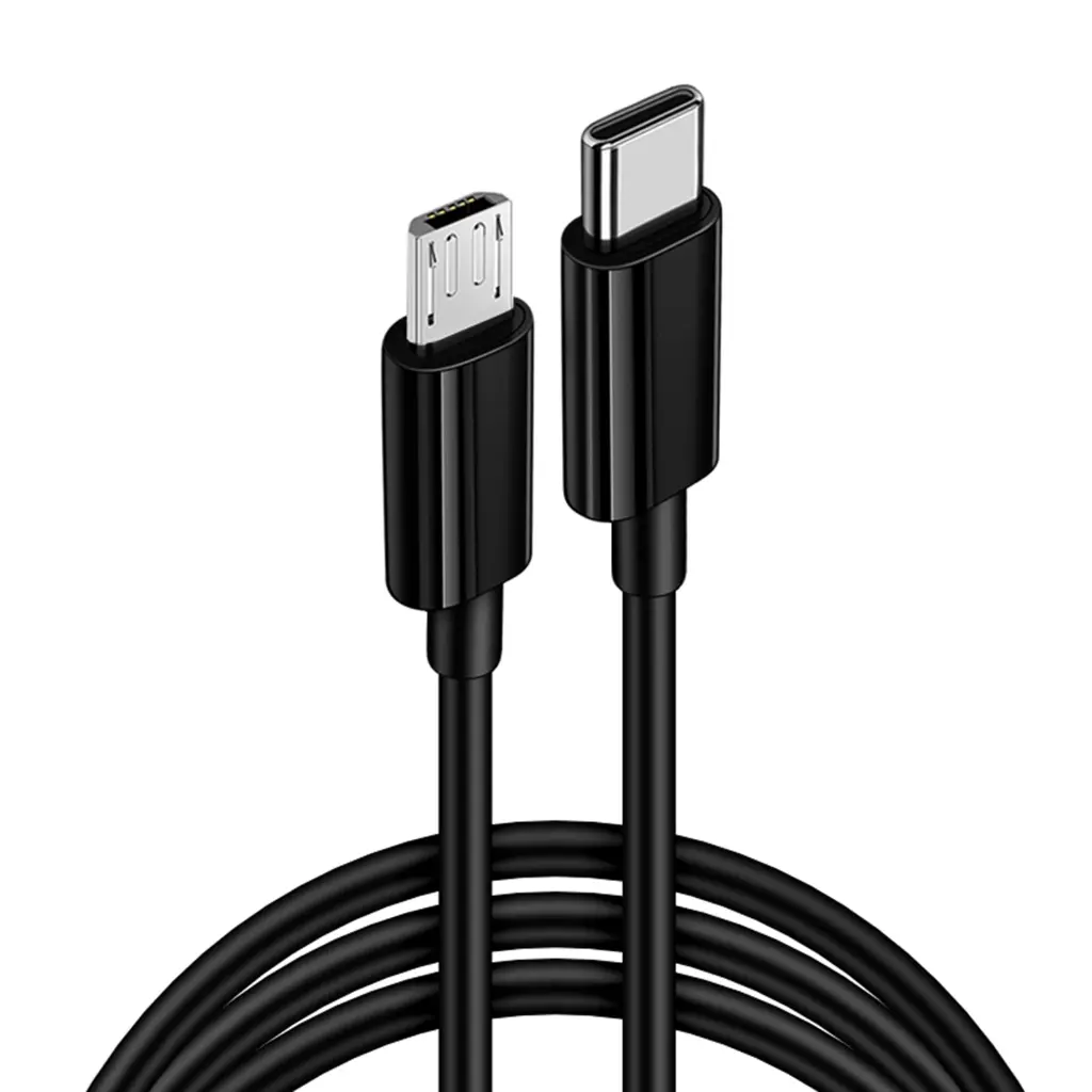 Usb-C Type-C to Micro USB Cable OTG Cord Fast-Charging and Data Transfer for GalaxyS7S6 Tablets Cameras Phones