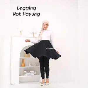 Legging Rok Payung Legging Olahraga Muslimah Friendly