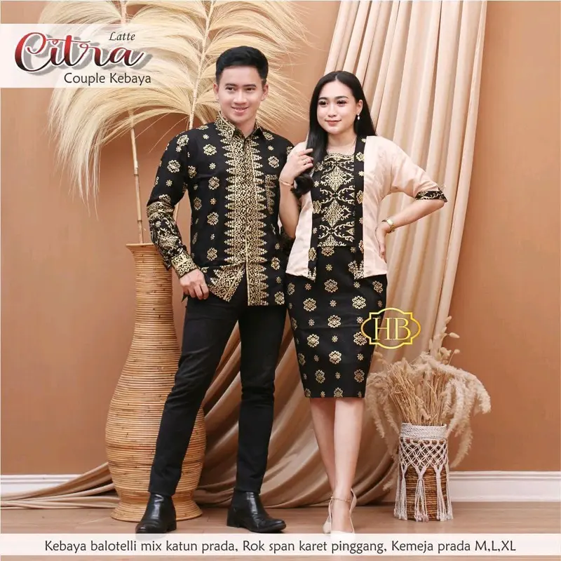 Baju Batik Couple Natal Dress Natal Motif Citra 5