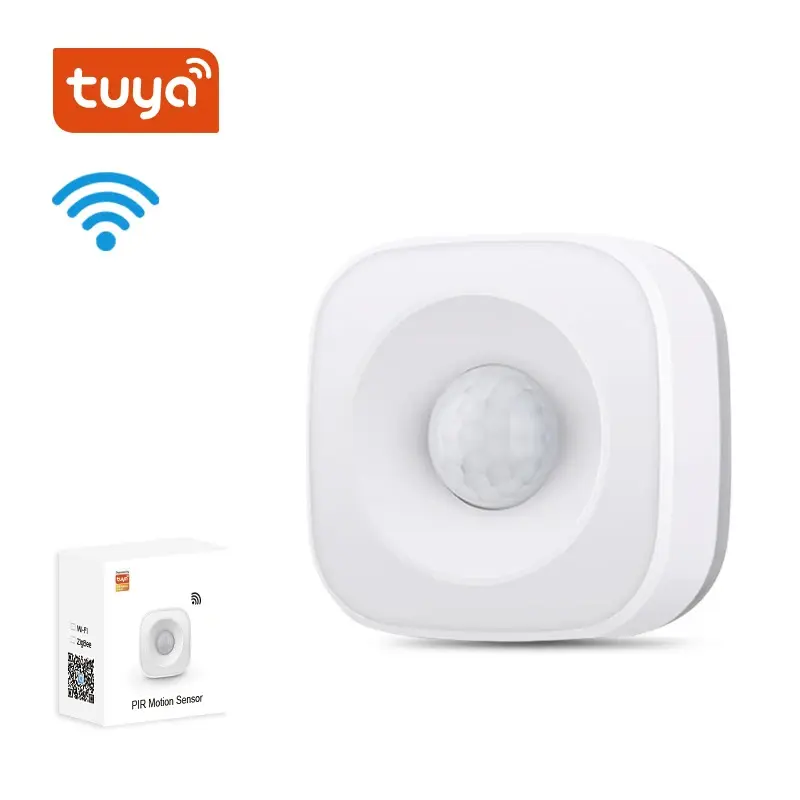 Tuya WIFI Smart PIR Motion Sensor Detector Movement Sensor Smart Life APP Wireless Home Automation System Via Alexa Google Home