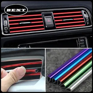【10Pcs】List Ac Mobil / Interior Hiasan Pajangan Dashboard Dekorasi 20cm Aksesoris Mobil Car