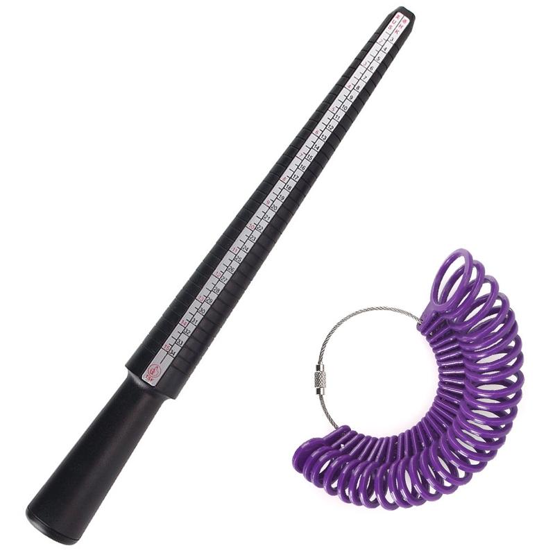 US Mandrel Ring Measuring Sizer Gauge Finger Size Sizing Stick - TikTok ...
