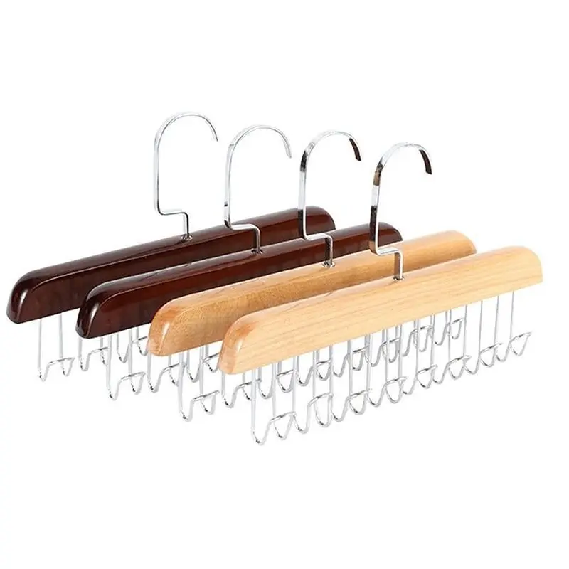 Hanger Kayu Rak Penyimpanan Pakaian Dalam Kamisol Gantungan Baju Anti Slip - Model Terbaru 6