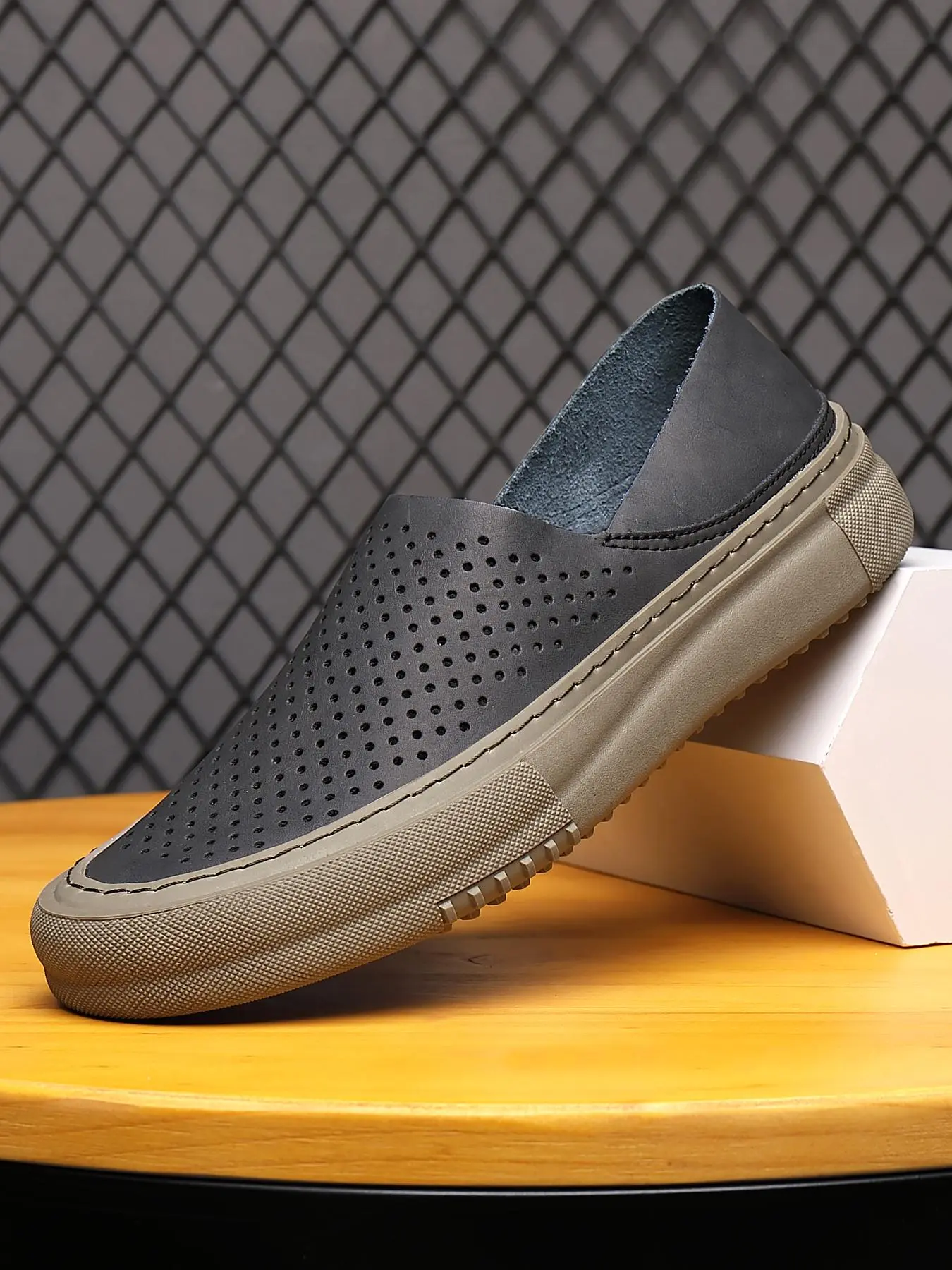 Men's Fashionable Breathable Sneakers, Casual Comfortable Sports Running Shoes, Male All-match Round Toe Shoes for Daily Wear, Trainer