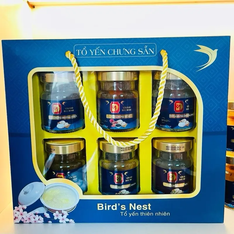 Yến chưng sẵn 35% yến LỐC 6 hủ (KHÔNG HỘP/ CÓ HỘP)- có 5 vị để lựa chọn 8