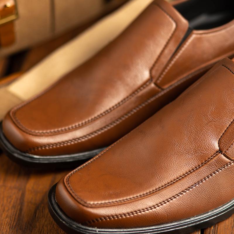 PAULMAY - Sepatu Formal Casual Pria Wina 71 Pantofel  Shoes Kerja Hitam Fantofel 8