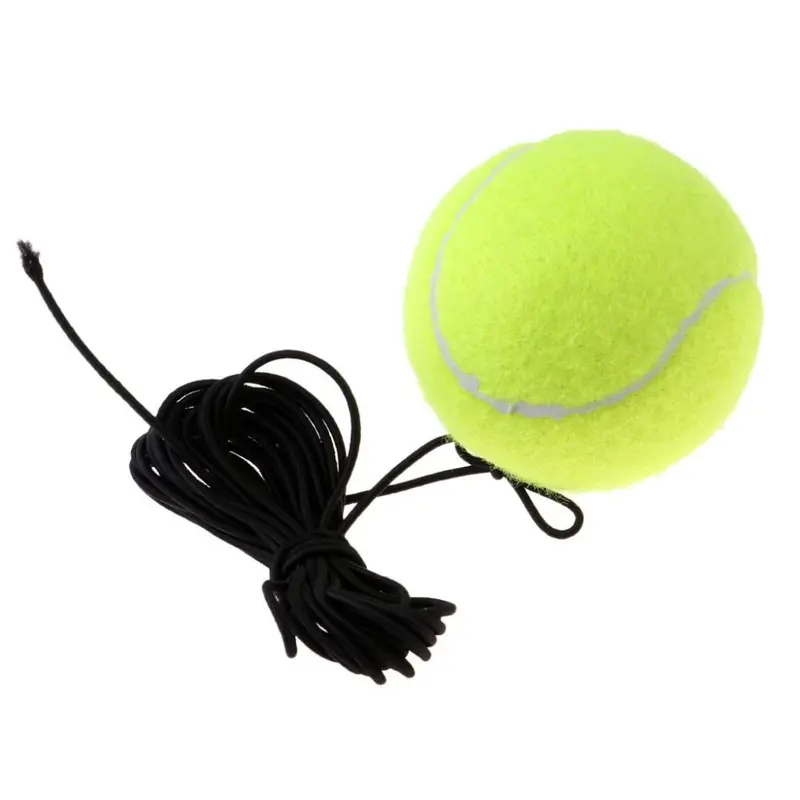 Bóng Tập Tennis, Prettyia, Có Dây Tập Luyện, Thích Hợp Cho Tự Học Và Người Mới Bắt Đầu, 5Màu Xanh Lá Cây Huỳnh Quang 3