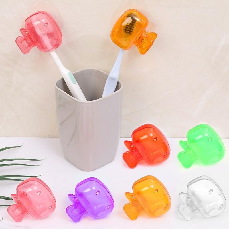 Mũ Che Đầu Bàn Chải Đánh Răng, Bảo Vệ Bàn Chải Đánh Răng, Cầm Tay, Thích Hợp Cho Du Lịch, Đi Bộ Đường Dài Và Cắm Trại, Hộp Bàn Chải Đánh Răng, 1 Cái 4
