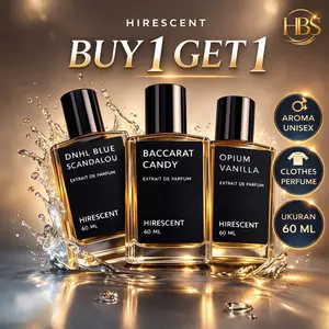 HBS - Beli 1 Gratis 1 Parfum Mix Dnhl x Scandalous Opium Vanilla Baccurat Candy Edp 60ML Parfum Pria Wanita Aroma Wangi Elegan Mewah Tahan Lama