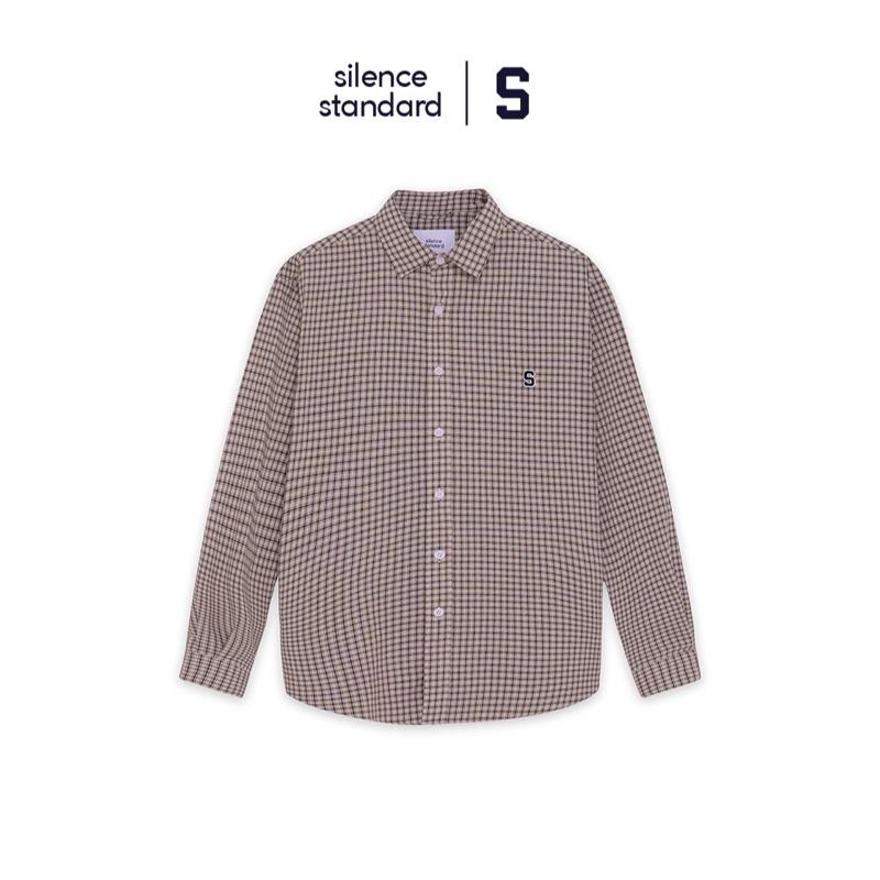 Áo sơ mi SilenceStandard Eco Linen/Check Shirt-[SO31]