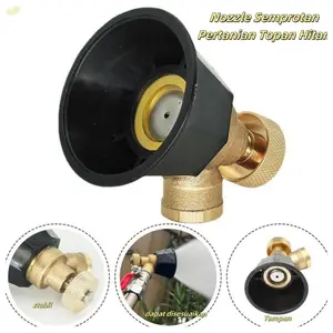 [Vinnatsu]Nozzle Penyemprot Kuningan Yang Dapat Disesuaikan Oleh Untuk Penyiraman Dan Irigasi Yang Efisien