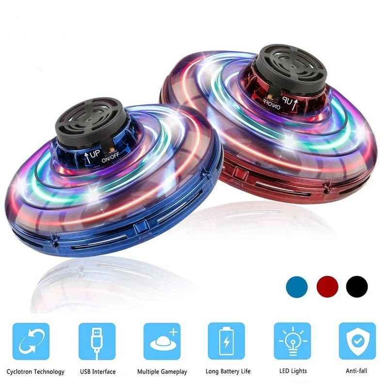 Boomerang Mini UFO Drone Bola Terbang Led Flying GyrospHERE Bola Lempar ...