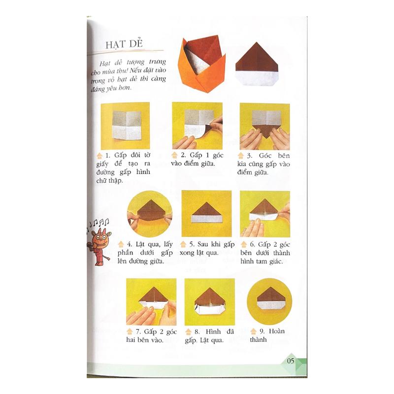 Sách - Trò Chơi Gấp Giấy Dành Cho Trẻ Em Tập 2 - VanLangBooks 4