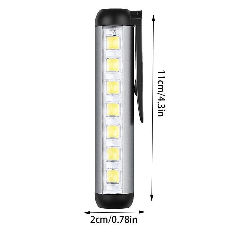 Product Introduction of Flashlight Magnetic - Fishing Pencil Case Light With Magnetic Base And Clip, Outdoor Activity Supplies, Fishing, Work, Camping, Hiking 27
