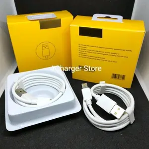 Kabel Data Charger Realmi Relme Micro USB VOOC Fast Charging ORIGINAL Data Cable