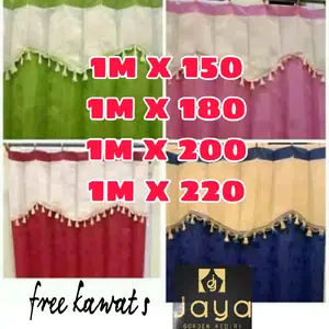 gorden embos poni kawat s gorden ayu ting ting gorden jendela pendek gorden pintu kamar