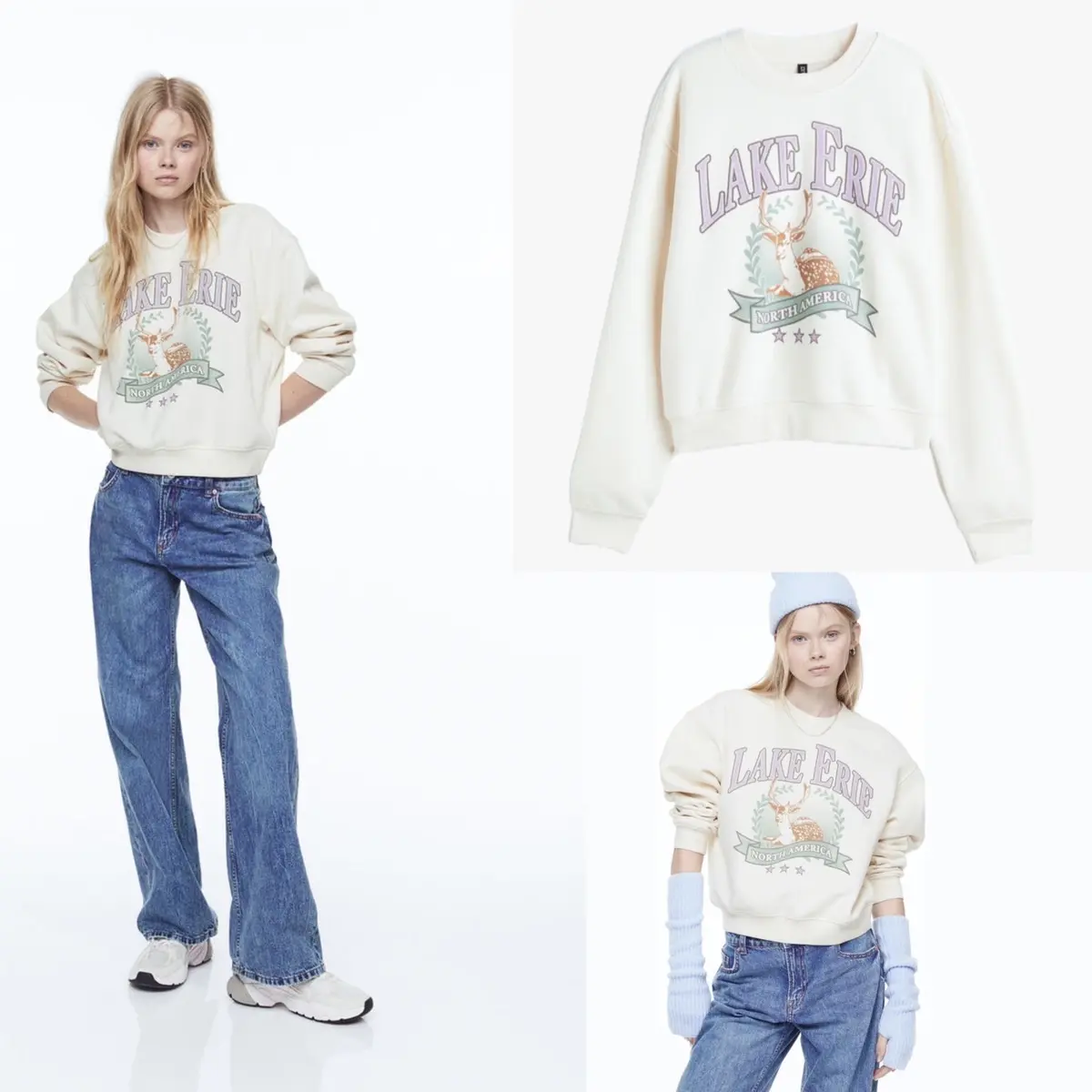 SWEATER LAKE SWEATER CREWNECK WANITA
