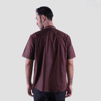 Gambar Baju Koko BHS Cosmo Coklat Tua 04 - M dari SarungBHS Kab. Gresik 3 Tokopedia
