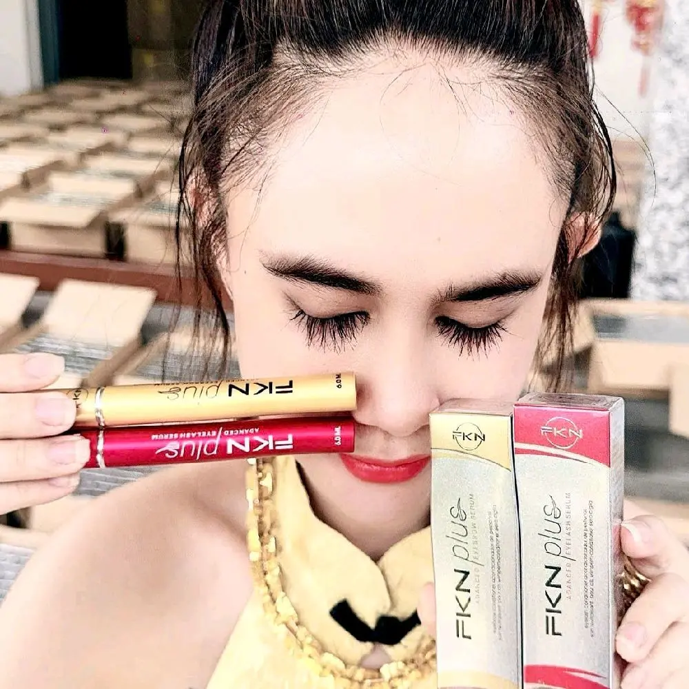 Dưỡng mi và mọc long mày FKN PLUS nhân 10 dưỡng chất dành cho cả nam và nữ sử dụng cả ngày và đêm, hổ trợ cải thiện tình trạng mi và mày thưa ngắn