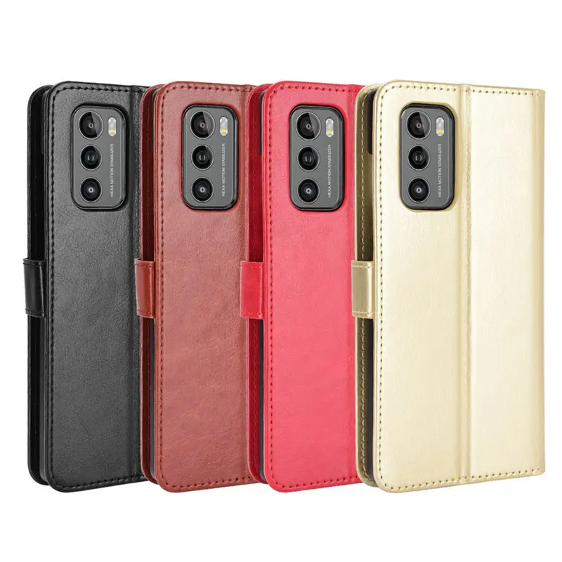 LG Wing Phone Case LG Wing 5G Mobile Phone Leather Case Flip Crazy Horse Pattern Lanyard Card Insert Protective Shell Wing Accessories Portable Transparent Cellphone