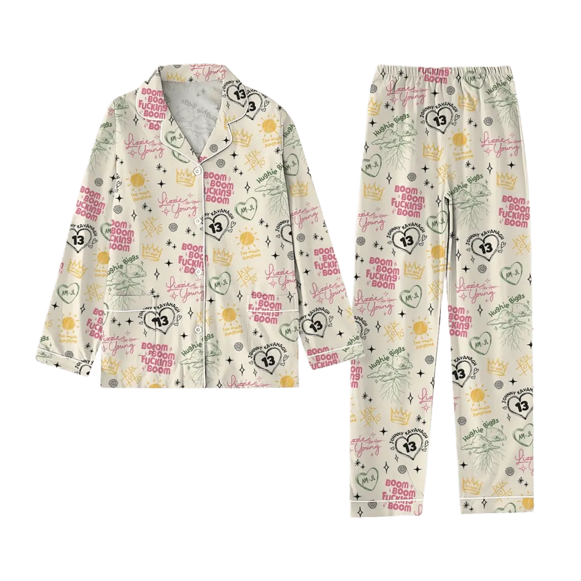 Boys Of Tommen Pyjamas Set For Mom, Tommen College Pyjamas, Gift For Book Lover, Bookish Gift, Gift For Her