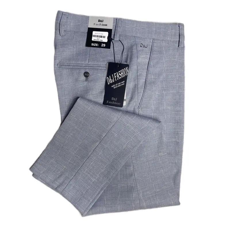 [ Vải Mỏng]Quần Tây Nam Slimfit giãn nhẹ  ống 16-19cm Menswear 2