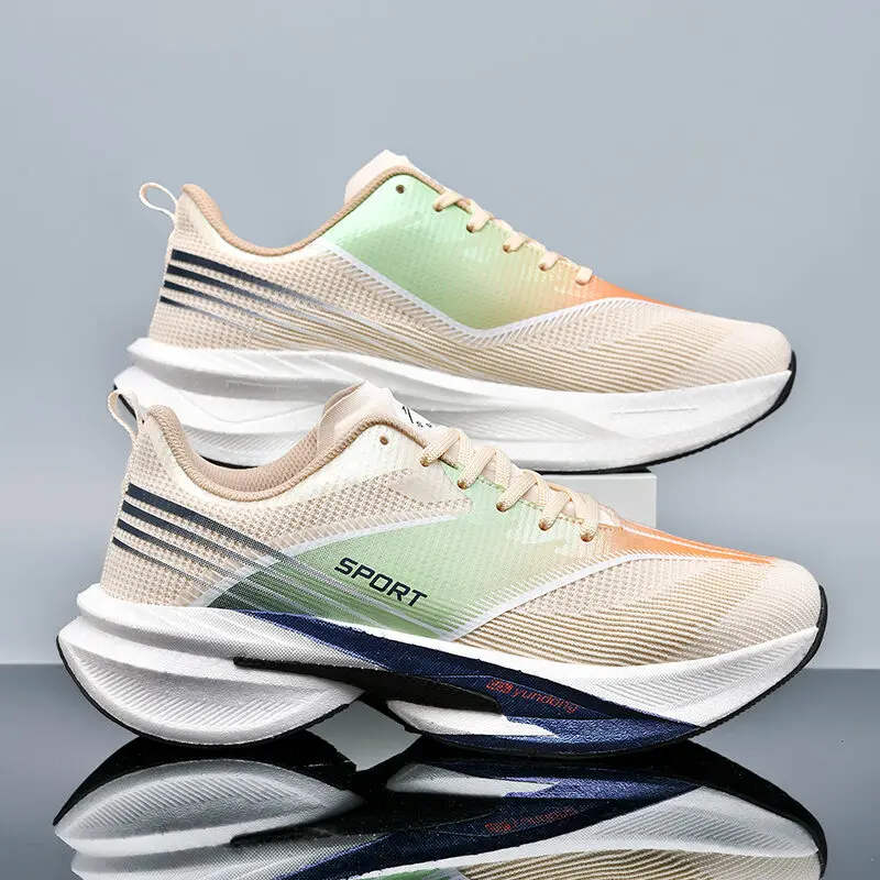 HELONG Original Male Sports Tennis Shoes Men's Running Shoes Luxury Sneakers Men Gym Jogging Sneakers Men Athletic Shoes Basket
