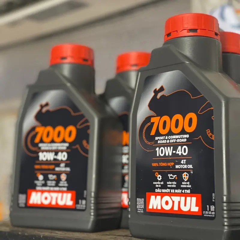 MOTUL 7000 xe số 10W-40 4T full tổng hợp Dầu Nhớt 5