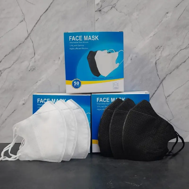 Masker Duckbill Facemask 3ply MURAH Earloop isi 50 Mask 0