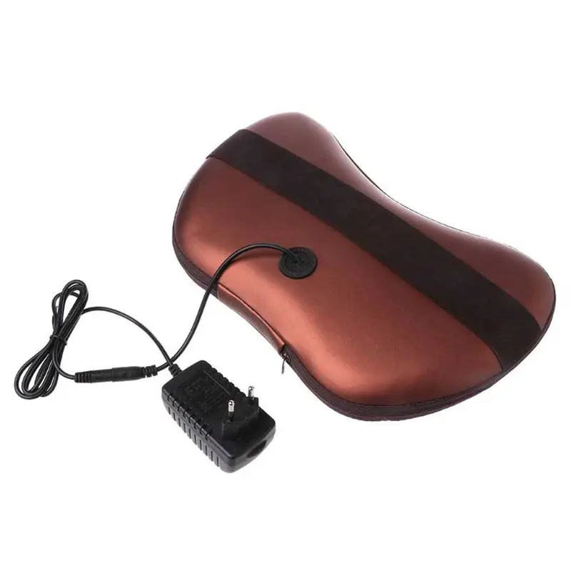 Bantal Pijat Rumah Dan Mobil / BANTAL MASSAGE ELEKTRIK  Punggung Portable 8 Bola Terdapat Pemanas Inframerah Didalamnya Multifungsi Garansi Pabrik Getar Leher Tubuh Pijit 1