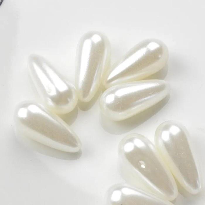 Product Introduction of 15 Gram Manik Manik Tetes Mutiara Ringan 6x10 mm 0