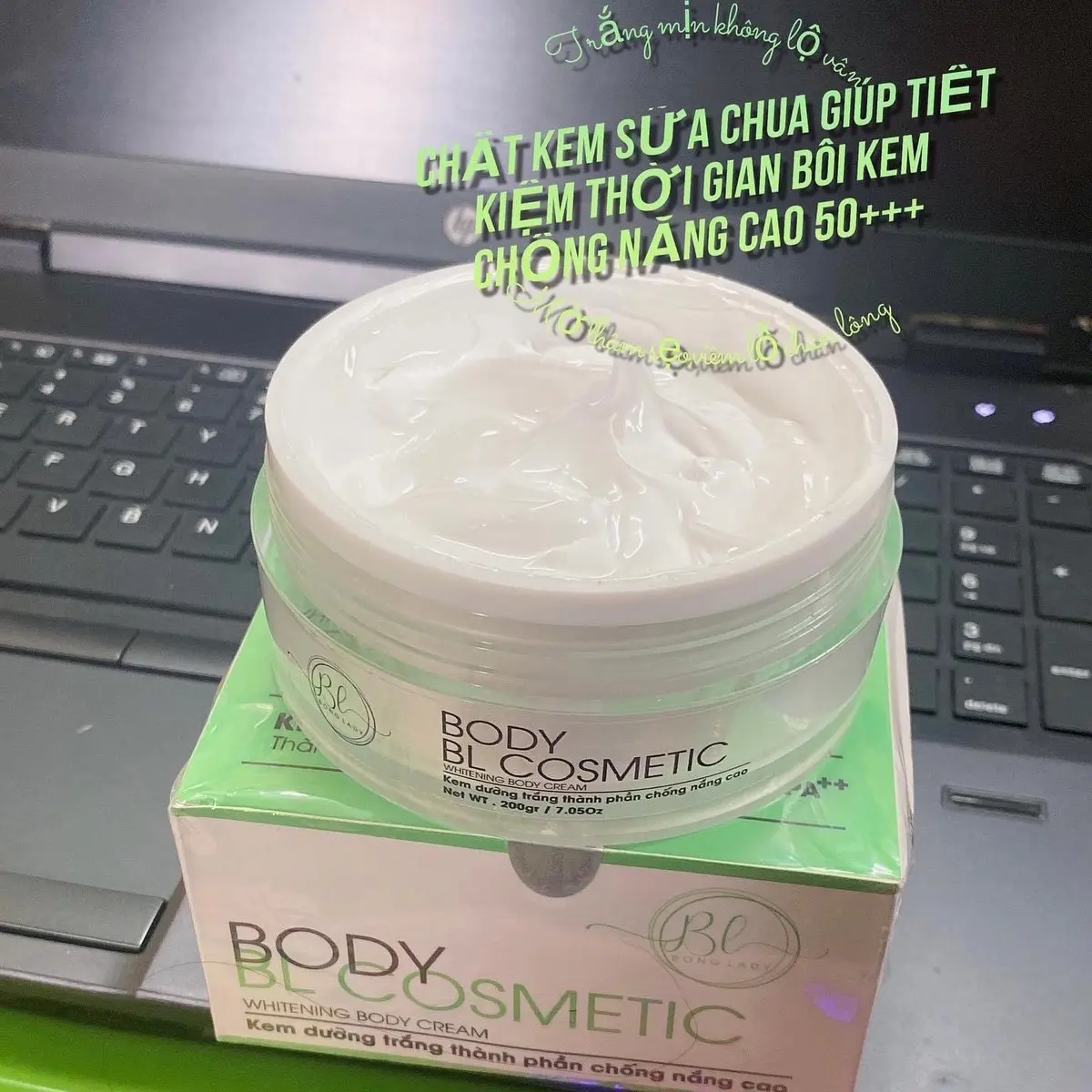 Kem Body Mekup DưỡngTrắng Da CaoCấp 500gram(tang qua)