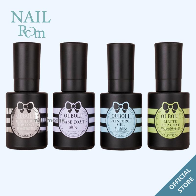 Base top cứng móng OUBOLI 20ml - Sơn gel liên kết bền top phủ bóng móng nail loại tốt